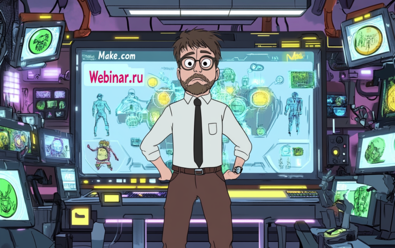 Автоматизация вебинаров и онлайн-мероприятий: интеграция Make.com и Webinar.ru