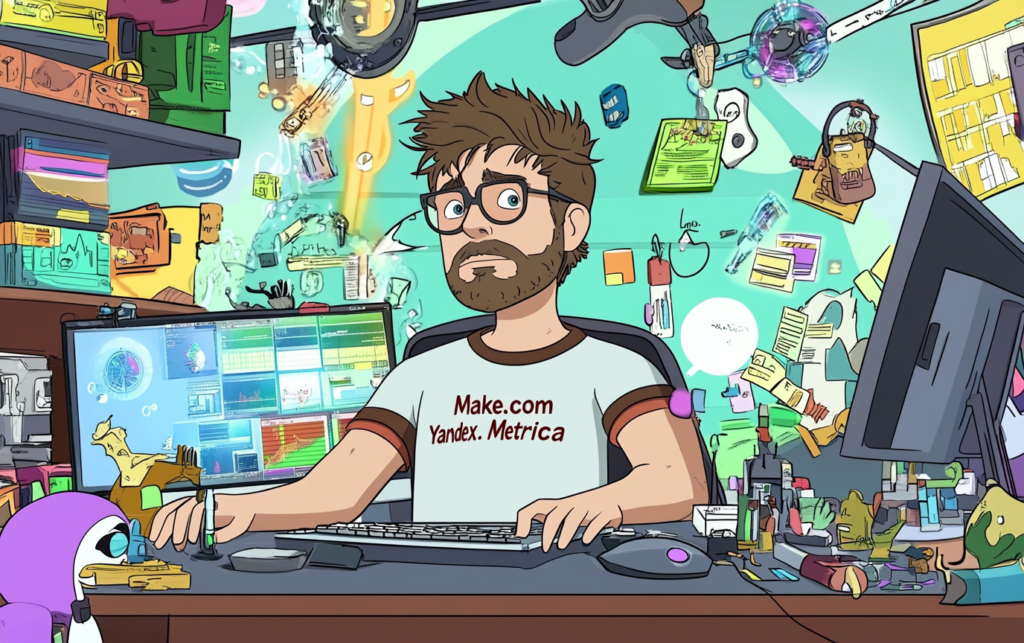 Курс по автоматизации аналитики с Make.com и Яндекс.Метрика