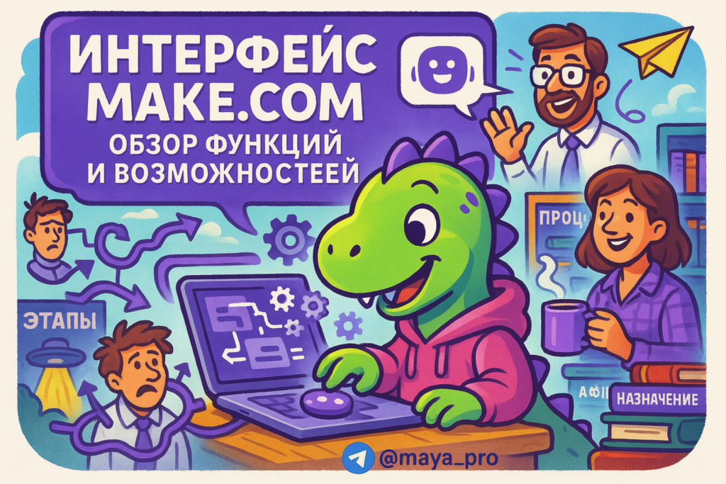Автоматизация рабочего процесса с Make.com: как быстро повысить эффективность бизнеса без программирования
