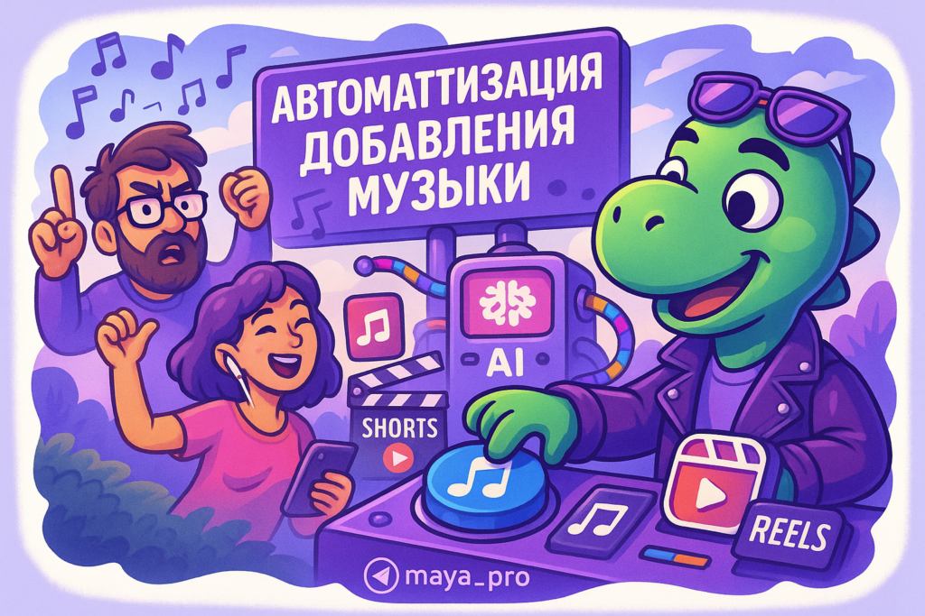 Автоматизация кратких видео: как Make.com превращает вашу рутину в музыкальный поток без лишних усилий