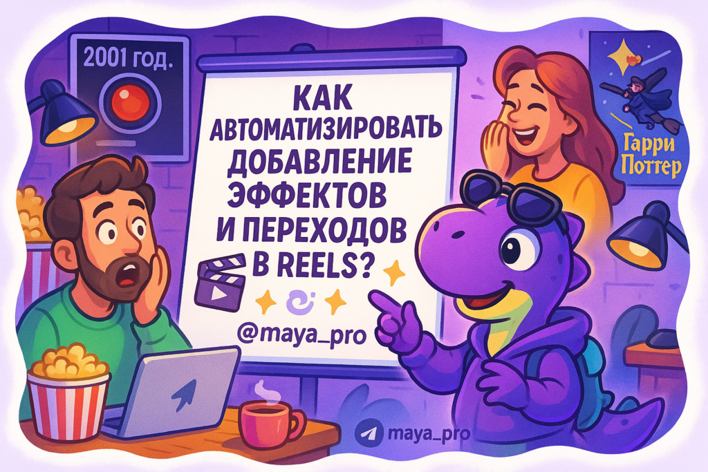 Автоматизация Reels с Make.com: Как быстро и красиво добавить эффекты и переходы в видео без лишних затрат времени