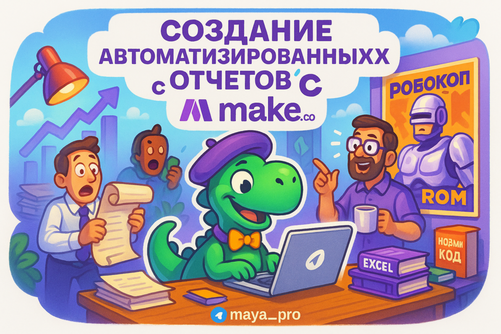 Автоматизированные отчеты с Make.com: как избежать ошибок и сэкономить 80% времени на отчетность