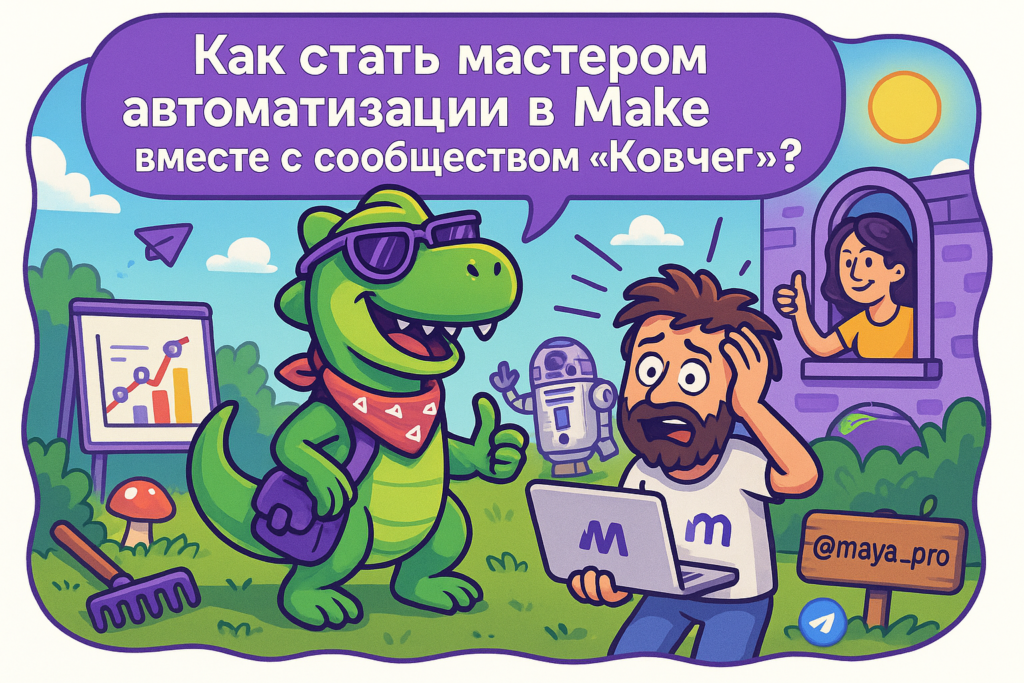 Как быстро увеличить продажи за счет автоматизации с Make.com в сообществе "Ковчег"