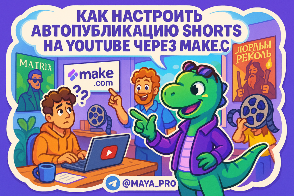 Как настроить автопубликацию YouTube Shorts через Make.com: 6 простых шагов для автоматизации вашего контента