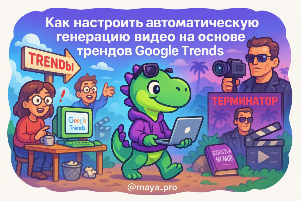 Настройка автоматической генерации видео на основе трендов Google Trends с Make.com: пошаговая инструкция для успеха