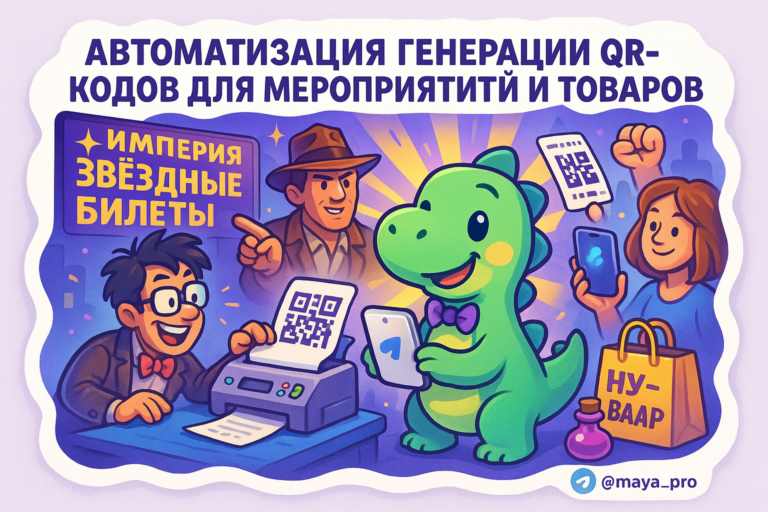 Автоматизация генерации QR-кодов на Make.com: легкий путь к успешным мероприятиям и бизнесу без лишних усилий