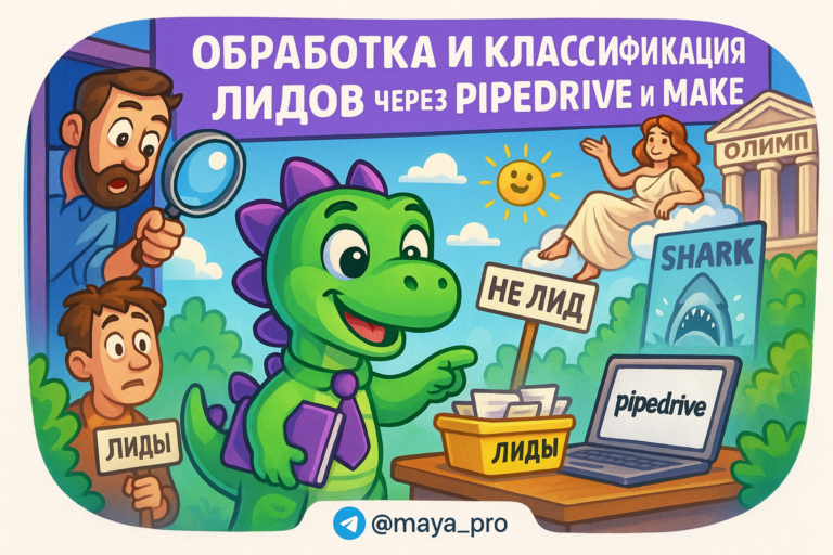 Автоматизация лидов через Pipedrive и Make.com: Как выжать максимум из бизнеса без усилий и кода