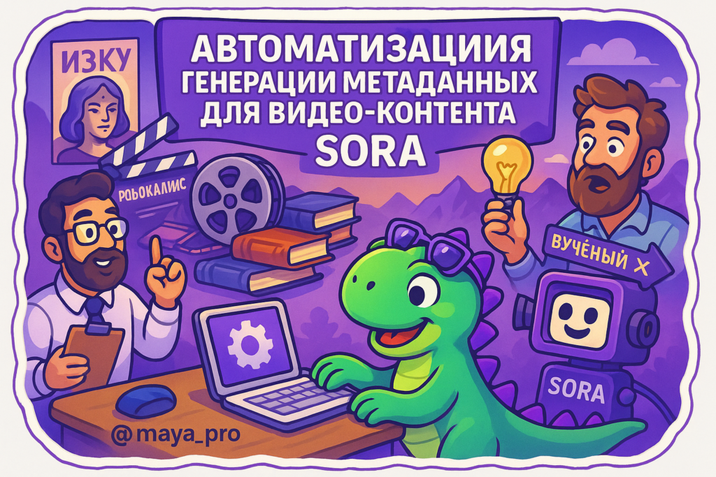 Автоматизация метаданных видео-контента: как сделать это быстро с Sora и Make.com