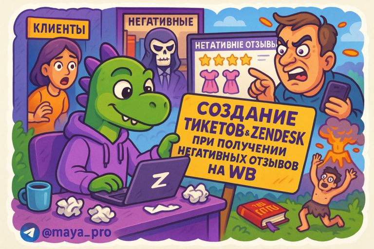 Автоматизация негативных отзывов на Wildberries: как с помощью Make.com спасти свой бизнес от разрушения репутации