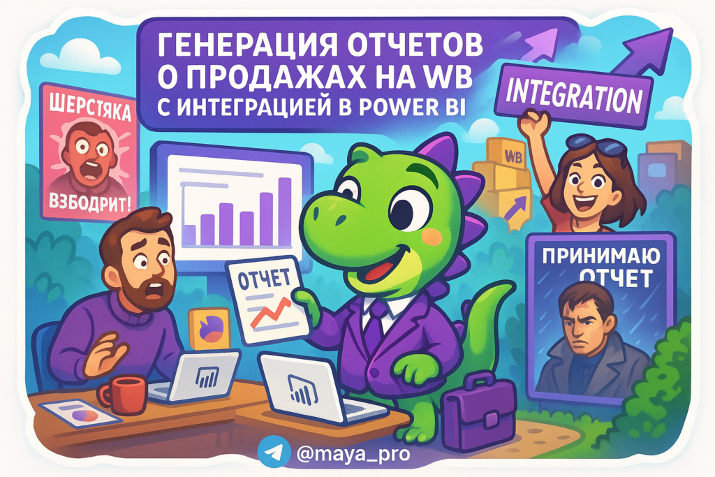 Автоматизация отчетов о продажах: как Make.com и Power BI спасают ваш бизнес от рутины