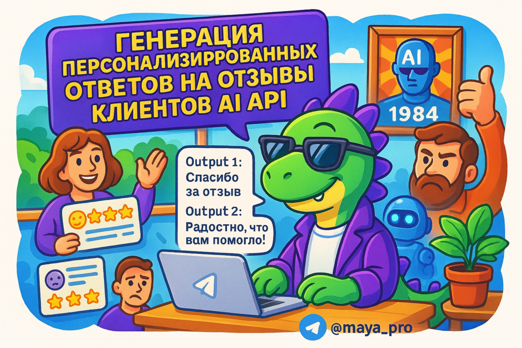 Автоматизация ответов на отзывы: как Make.com и AI API изменят ваш бизнес навсегда