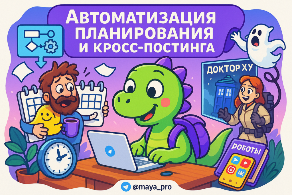Автоматизация постинга в соцсетях: как с помощью Make.com освободить время для креатива и увеличить вовлеченность вашей аудитории