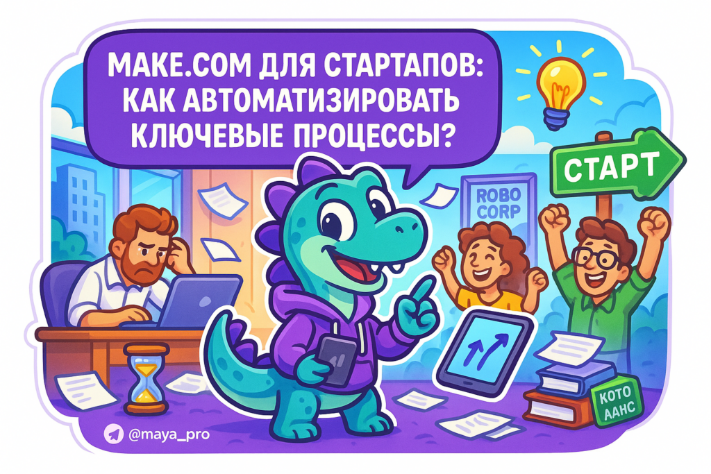 Автоматизация процессов в стартапах: как Make.com спасает время и деньги