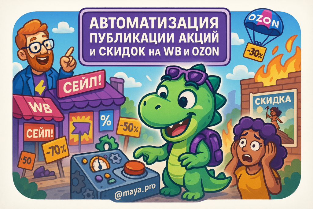 Автоматизация публикации акций на Wildberries и Ozon: как Make.com взрывает правила рынка