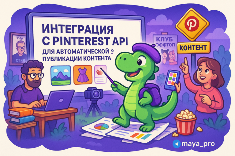 Автоматизация публикации контента на Pinterest: Как Make.com меняет правила игры в цифровом маркетинге