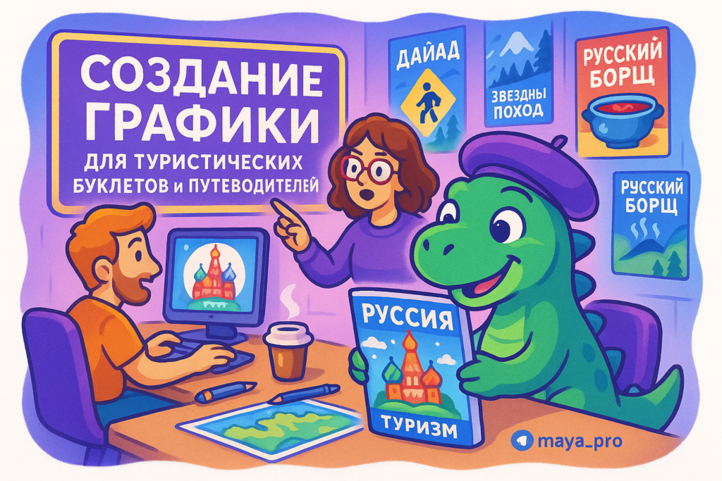 Автоматизация создания графики для туристических материалов: секреты успеха с Make.com