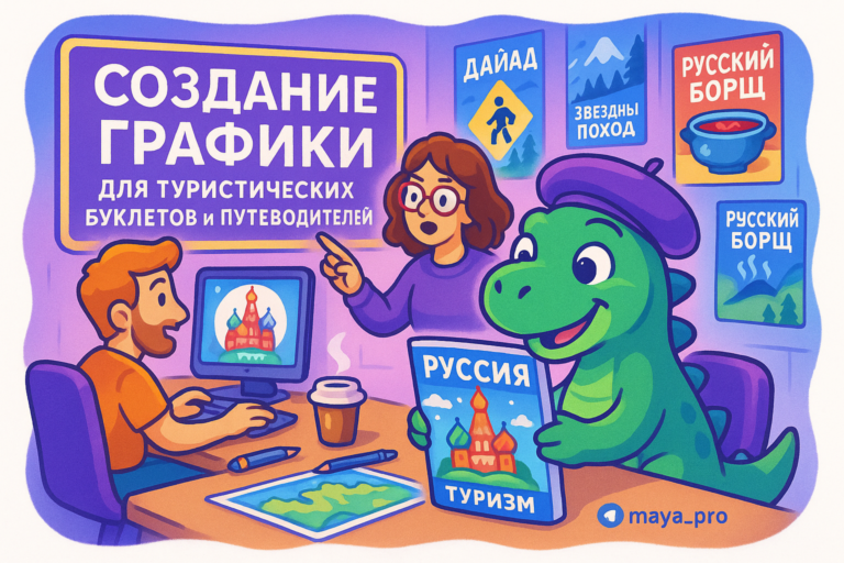 Автоматизация создания графики для туристических материалов: секреты успеха с Make.com