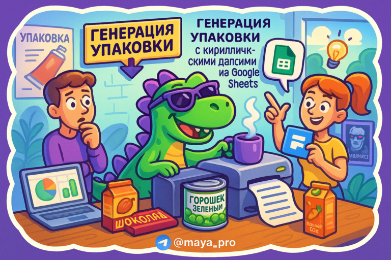 Автоматизация упаковки товаров: как Make.com и Google Sheets делают вашу жизнь проще с кириллицей и минимальными ошибками