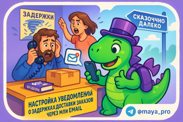 Как автоматизировать уведомления о задержках доставки с помощью Make.com и не потерять клиентов?