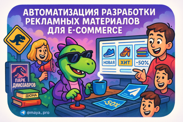 Автоматизация разработки рекламных материалов в e-commerce: полное руководство по использованию Make.com для повышения эффективности и снижения затрат