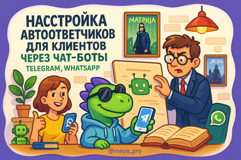 Автоответчики и чат-боты: как сделать ваш бизнес эффективнее с помощью Make.com