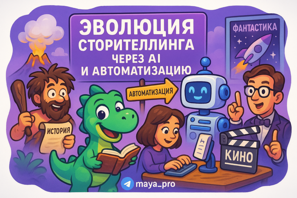 Эволюция сторителлинга: как искусственный интеллект и автоматизация меняют правила игры в контенте