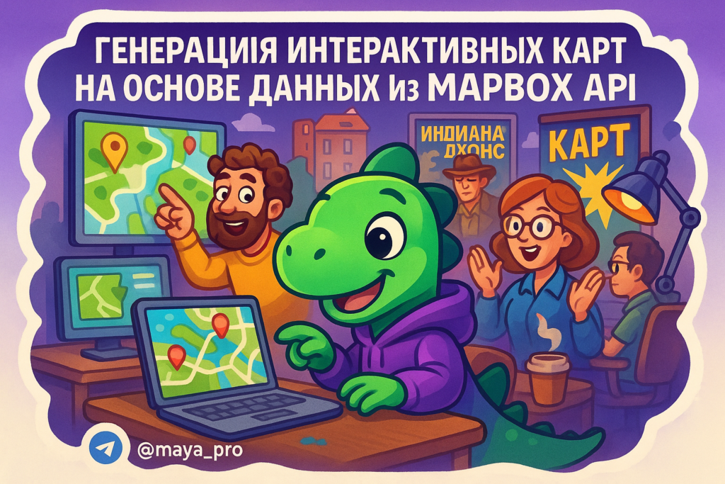 Генерация интерактивных карт без кодинга: автоматизация с помощью Make.com и Mapbox API