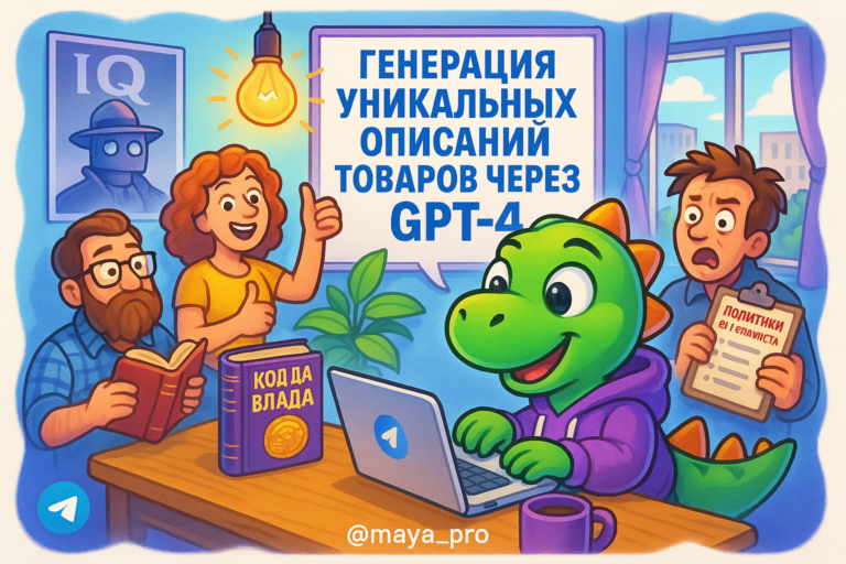 Генерация уникальных товарных описаний с помощью GPT-4 и автоматизации на Make.com: сделай свой маркетплейс неотразимым!
