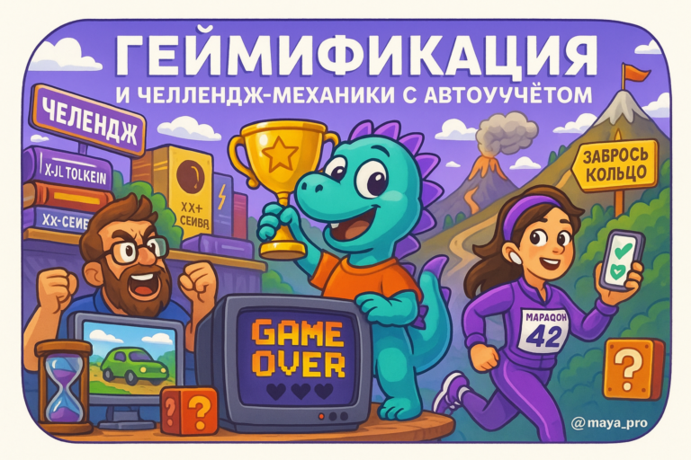 Геймификация с автоучётом: как превратить рутину в азартное приключение и не облажаться на пути к успеху