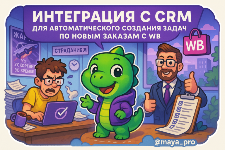 Интеграция CRM и автоматизация задач: как упростить жизнь с помощью Make.com на примере Wildberries