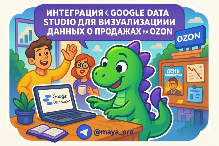 Интеграция Ozon и Google Data Studio: Как автоматизация с Make.com меняет правила игры в аналитике продаж