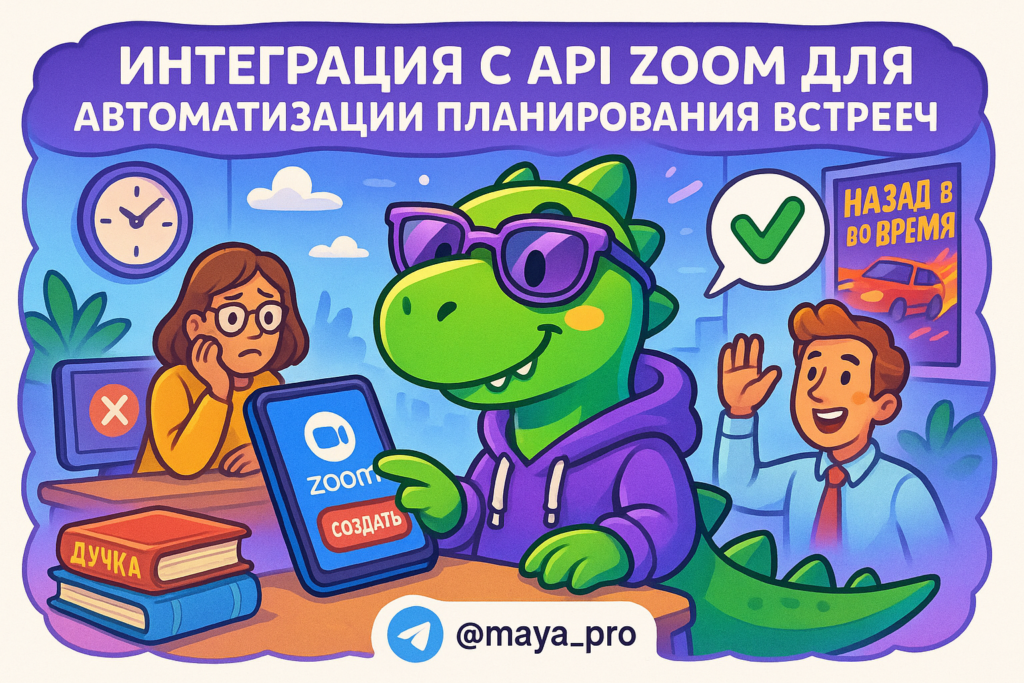 Интеграция Zoom и Make.com: автоматизация встреч, о которой все молчат, но её все хотят!