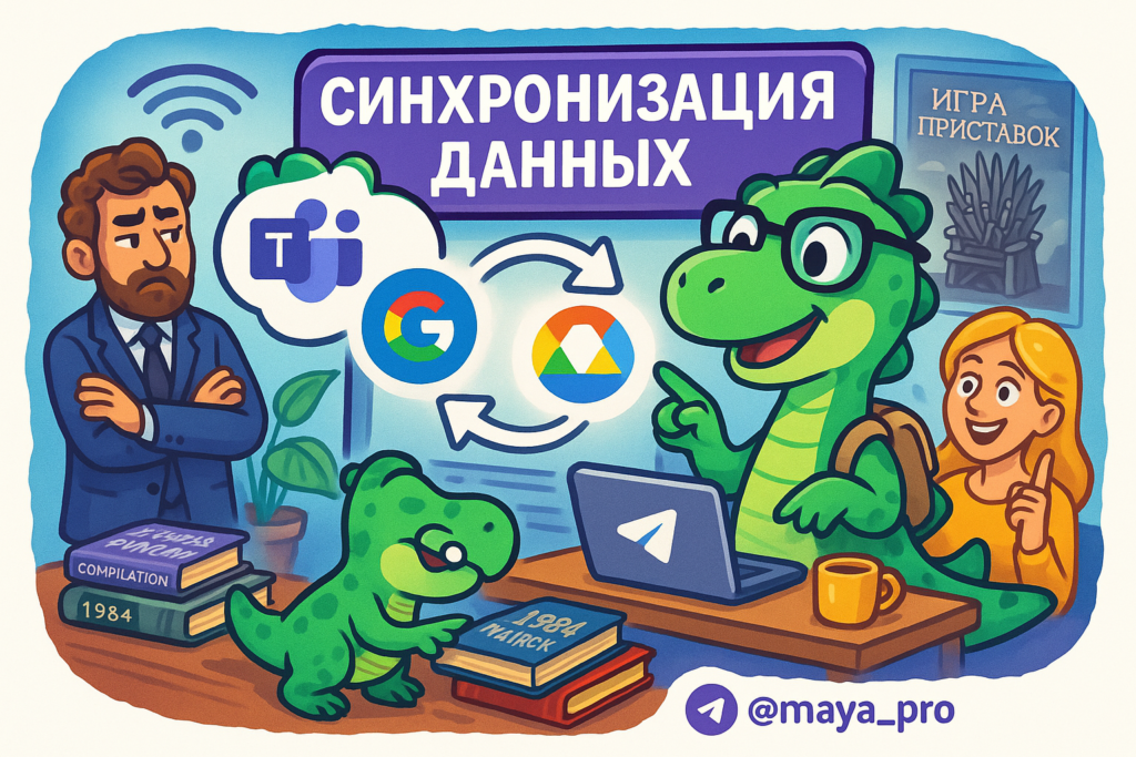 Секреты автоматизации: как Make.com свел вместе Microsoft Teams и Google Workspace в одну команду мечты