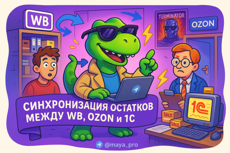 Секреты автоматизации: как избежать провалов в синхронизации остатков на Wildberries, Ozon и 1С с помощью Make.com