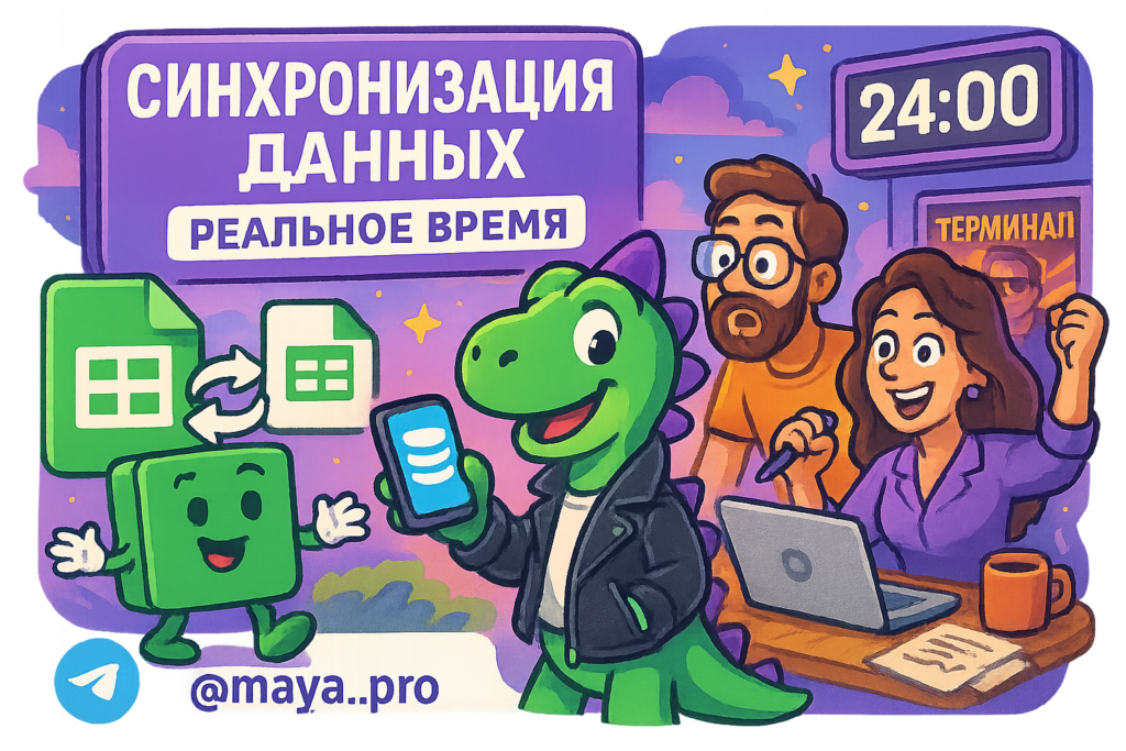 Синхронизация данных между Google Sheets и базами данных в реальном времени: Как автоматизация с Make.com изменит ваш бизнес навсегда
