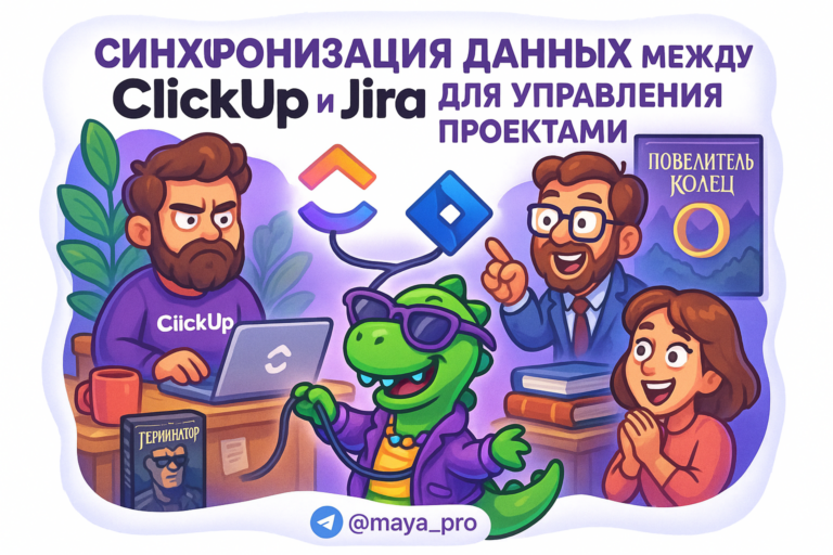 Синхронизация данных между ClickUp и Jira: как автоматизировать процесс и увеличить продуктивность команды с помощью Make.com