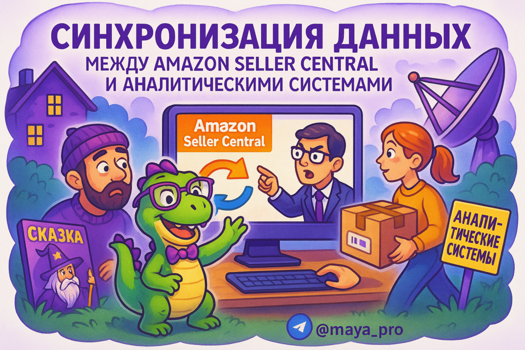 Синхронизация данных Amazon Seller Central и аналитики: секретный рецепт успеха с Make.com