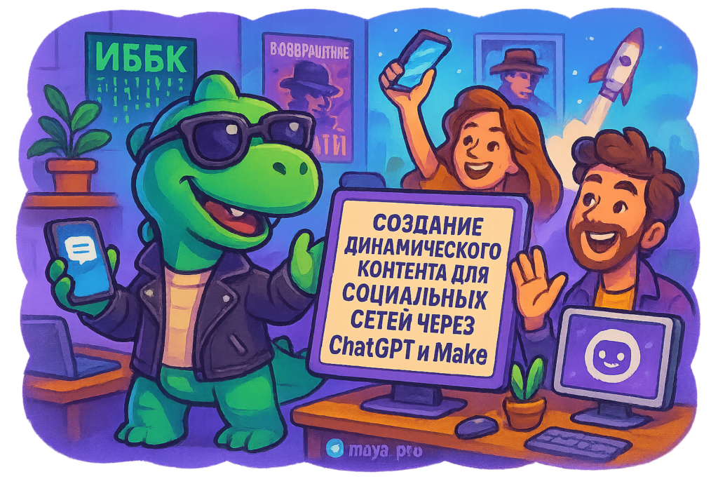 Создавайте контент без усилий: как ChatGPT и Make.com сделают вашу жизнь проще