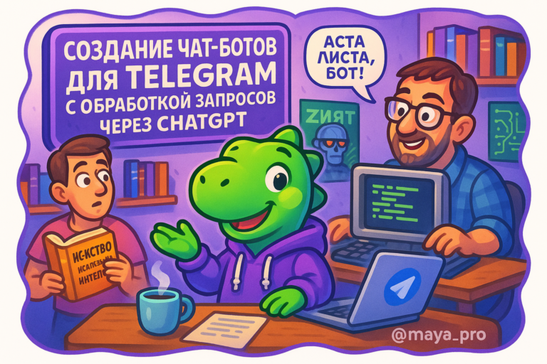 Создание чат-ботов для Telegram: автоматизация с ChatGPT на Make.com без программирования
