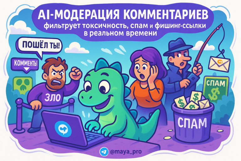 AI-модерация комментариев: как защититься от токсичности и фишинговых атак с помощью технологий будущего