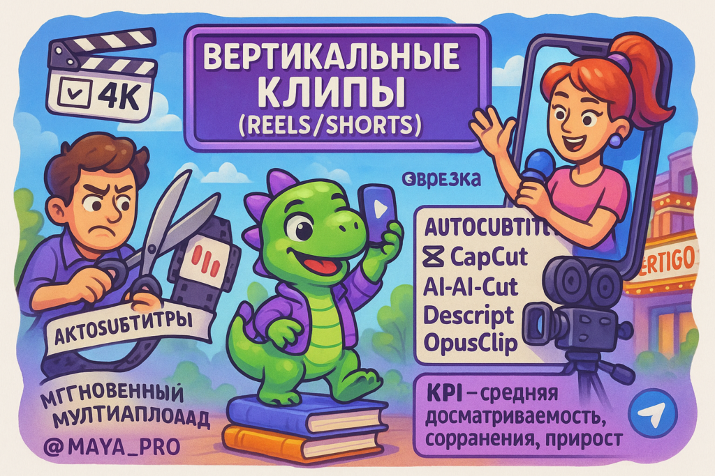 Как автоматизировать создание вирусных вертикальных клипов и не сойти с ума от рутинной работы