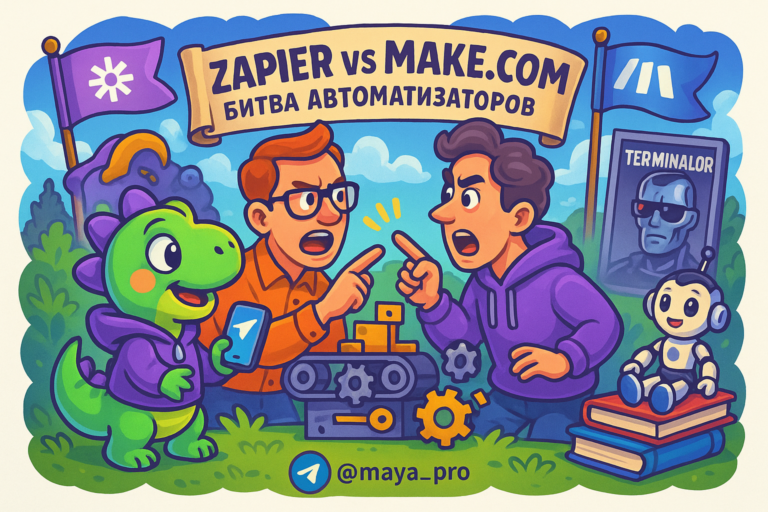 Запускаем поток автоматизации: как Zapier и Make.com спасают ваш бизнес от хаоса и рутинной рутины