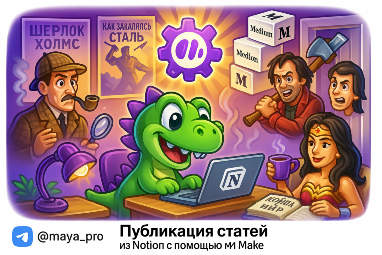 Автоматизация публикаций: как перевести текст из Notion на Medium за пару кликов без головной боли
