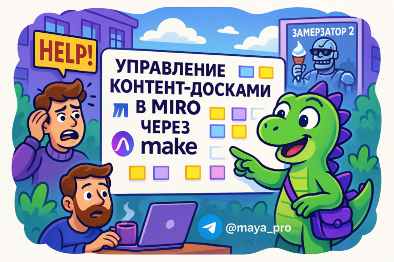 Автоматизация Miro через Make: как выйти из рутины и заставить работу на себя работать