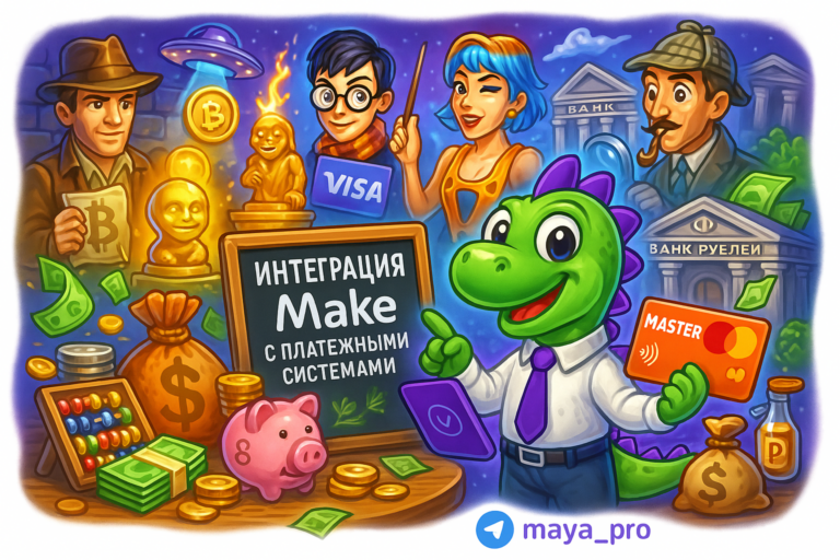 Интеграция Make.com с платёжными системами: как автоматизация превращает ваш бизнес в непобедимый автомат на поле финансового гроссмейстера