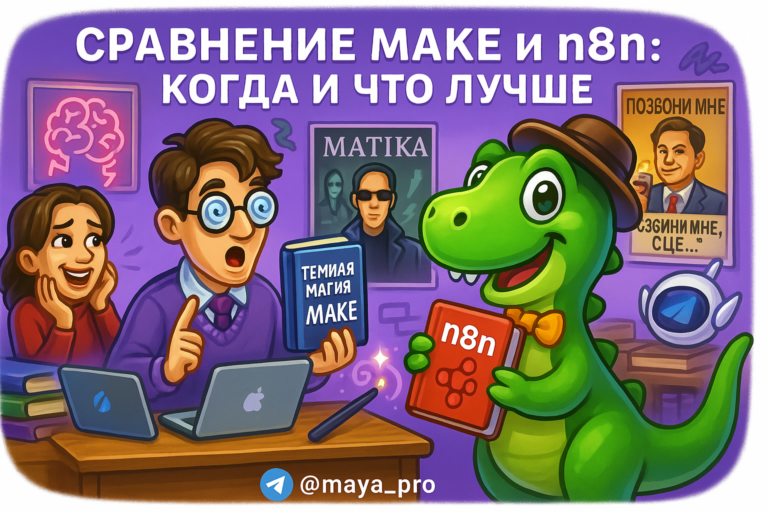 make или n8n: какая платформа автоматизации сделает вашу жизнь проще и эффективнее?