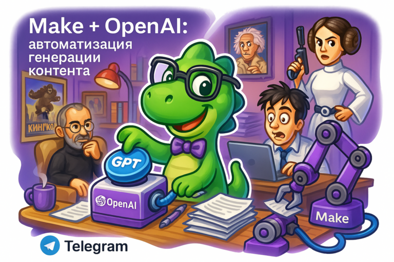 Пирожочки, революция в автоматизации контента: как Make и OpenAI сделают вас богом маркетинга!