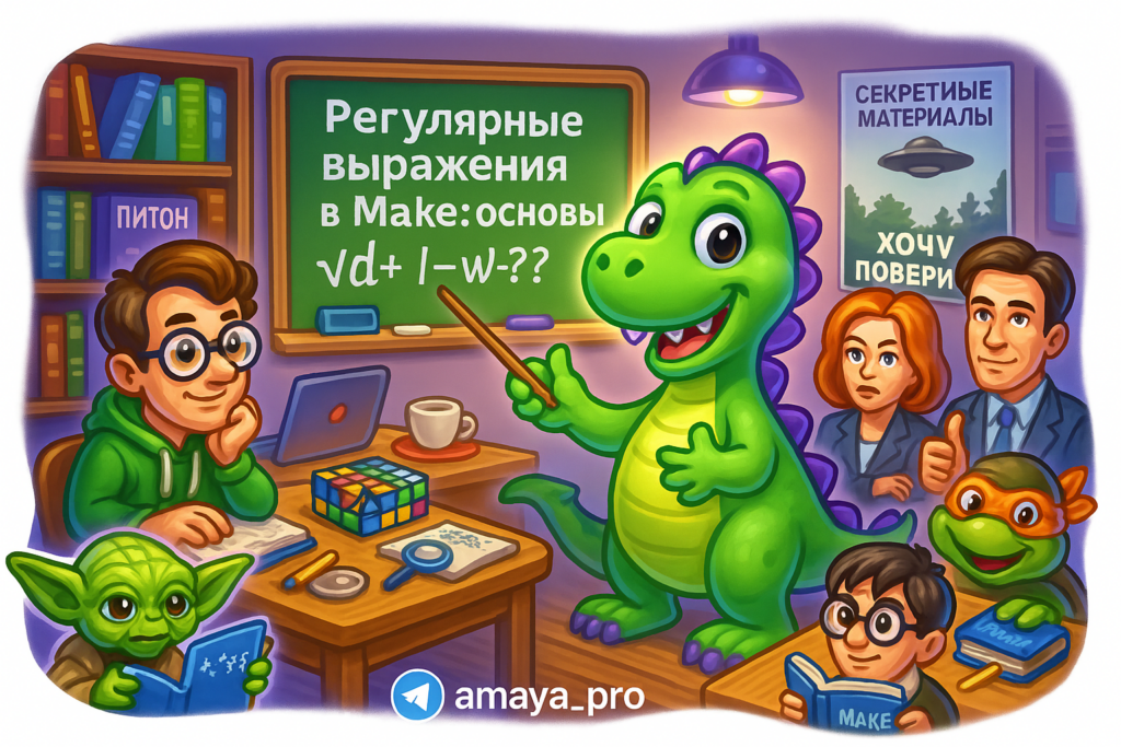 Регулярные выражения в Make: как автоматизация превращает рутинные задачи в магию