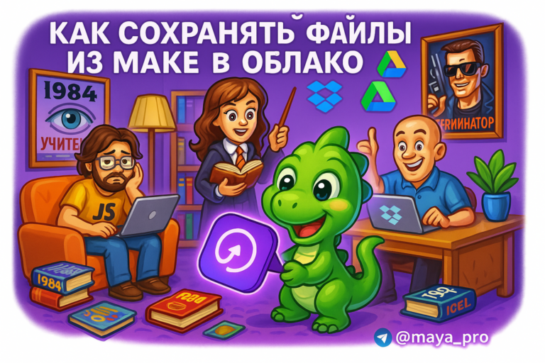 Сохраняем файлы без стресса: автоматизация хранения с Make и облаками, чтобы прощаться с потерянной папкой навсегда