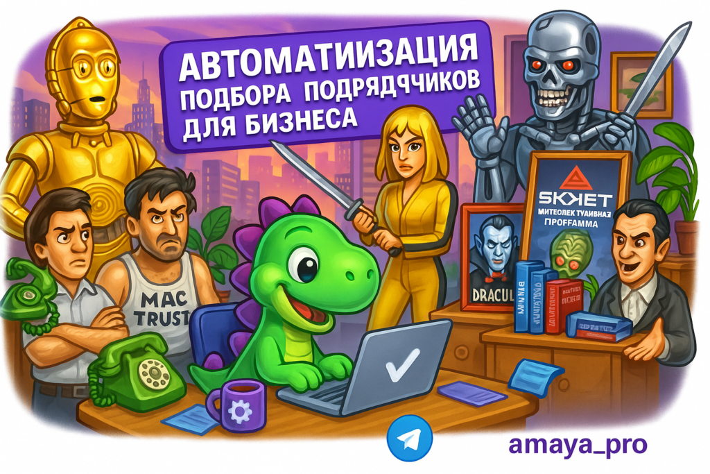 Автоматизация подбора подрядчиков: как Make.com спасает бизнес от хаоса и нервов